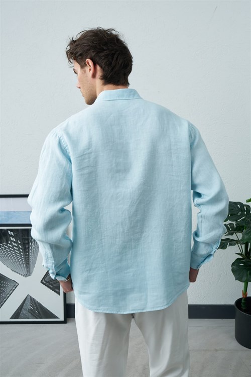 Wholesale Mens Light Blue Shirt