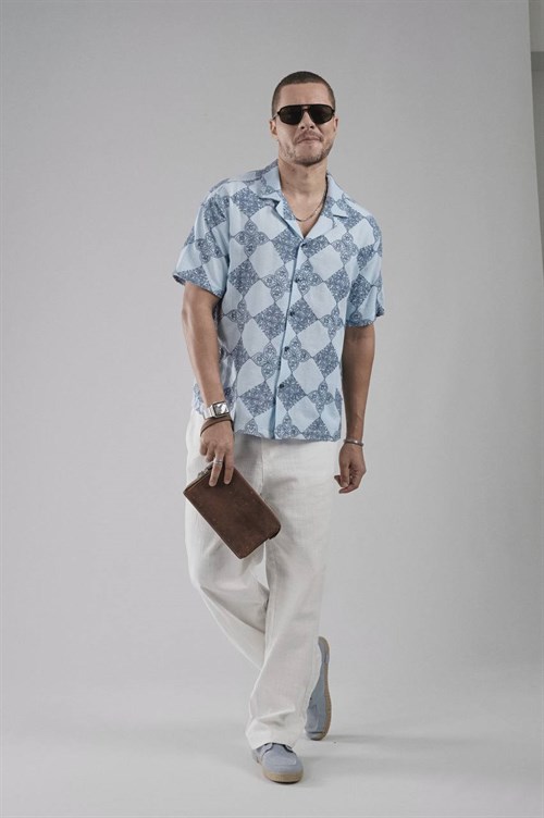 Wholesale Mens Light Blue Shirt