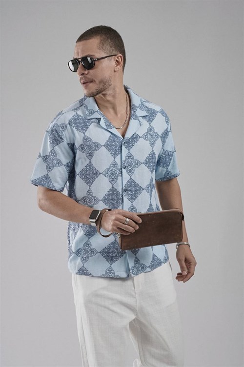 Wholesale Mens Light Blue Shirt