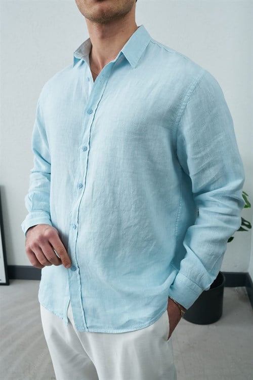 Wholesale Mens Light Blue Shirt