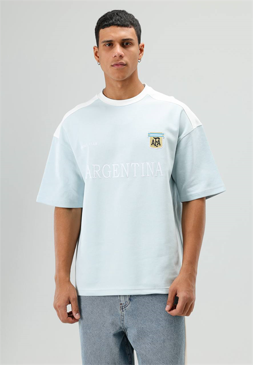 Wholesale Mens Light Blue T-Shirt