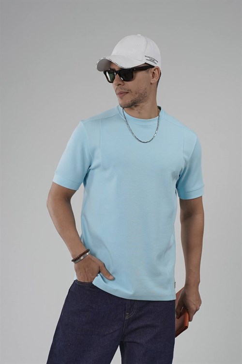 Wholesale Mens Light Blue T-Shirt