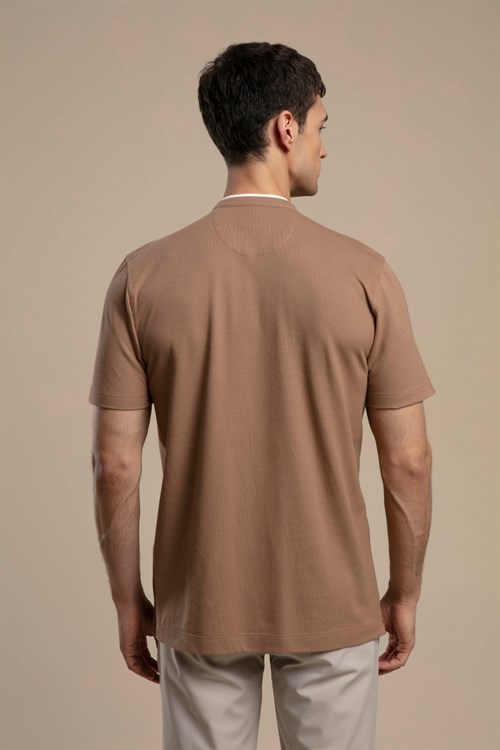 Wholesale Mens Light Brown T-Shirt