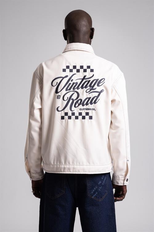 Wholesale Mens Light Ecru Jean Jacket 