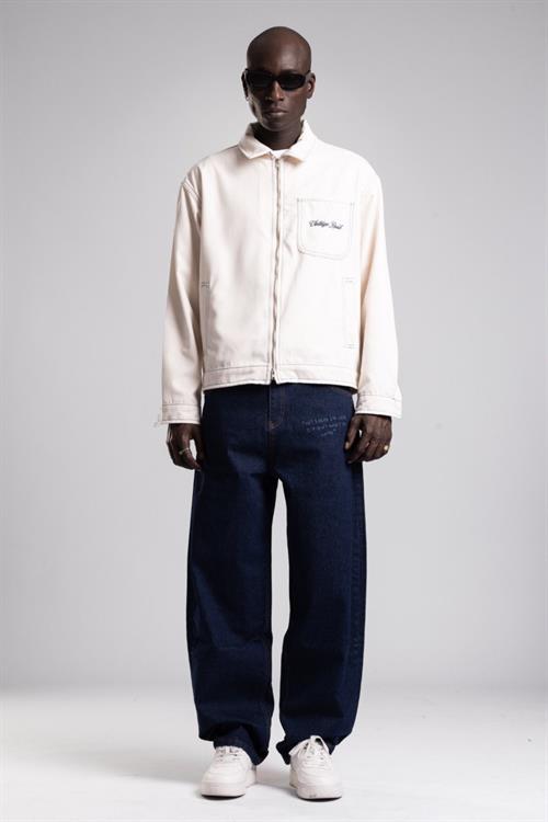 Wholesale Mens Light Ecru Jean Jacket 