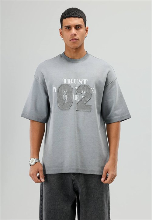 Wholesale Mens Light Gray T-Shirt