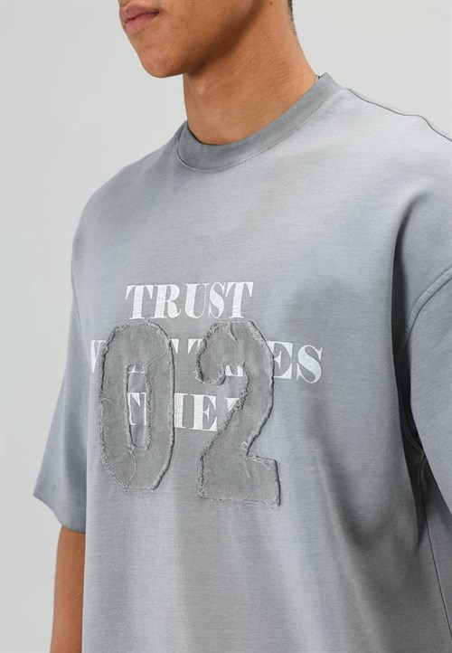 Wholesale Mens Light Gray T-Shirt