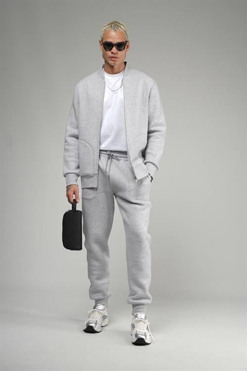 Wholesale Mens Light Gray Tracksuit