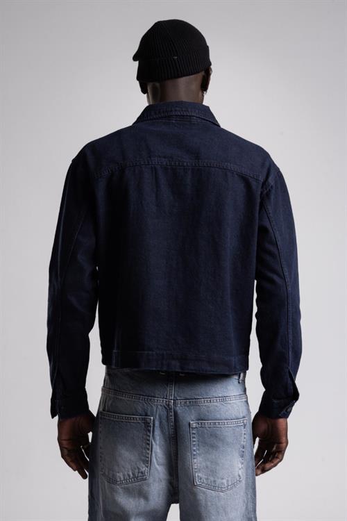 Wholesale Mens Light Navy Jean Jacket 
