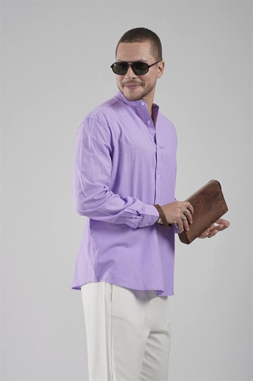 Wholesale Mens Lilac Shirt