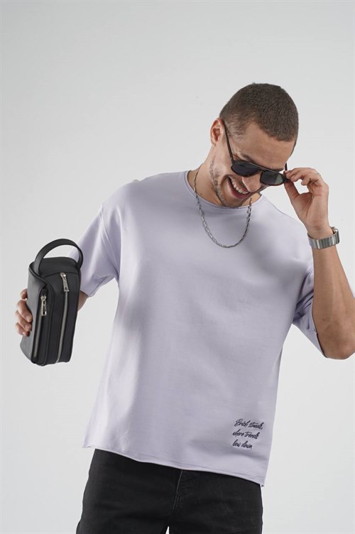Wholesale Mens Lilac T-Shirt