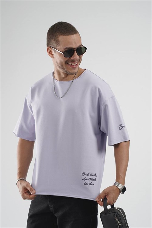 Wholesale Mens Lilac T-Shirt