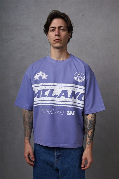 Wholesale Mens Lilac T-Shirt