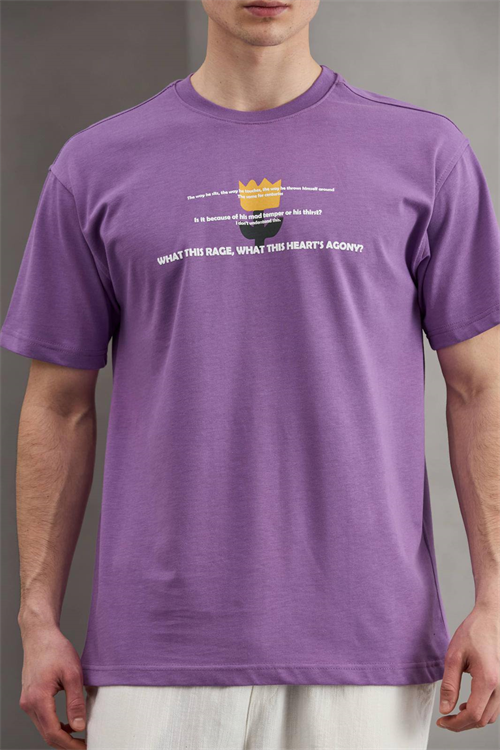 Wholesale Mens Lilac T-Shirt