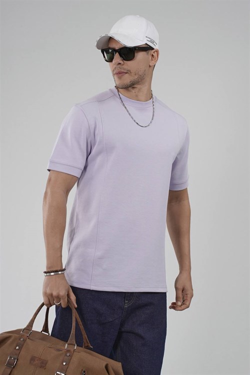 Wholesale Mens Lilac T-Shirt