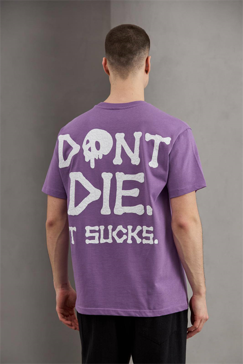 Wholesale Mens Lilac T-Shirt