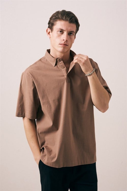 Wholesale Mens Mink Polo T-Shirt