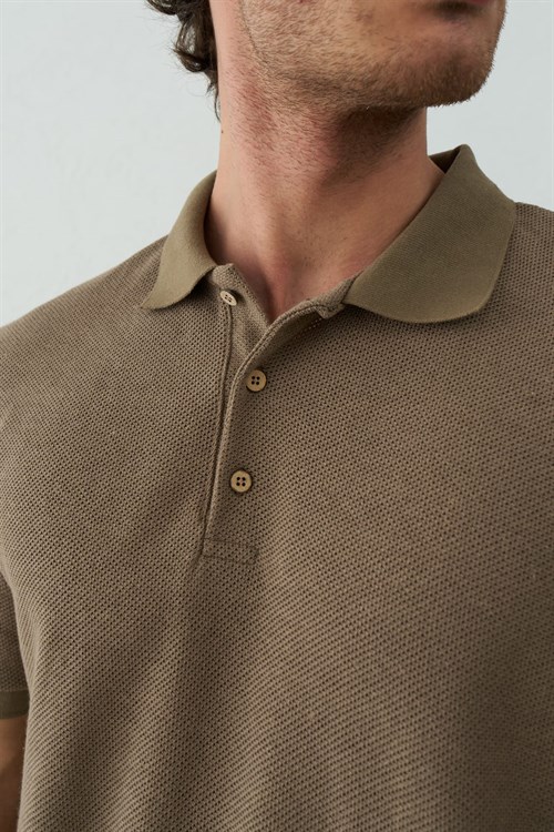 Wholesale Mens Mink Polo T-Shirt