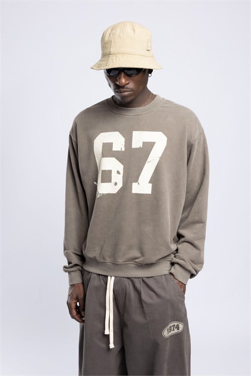Wholesale Mens Mink Printed Sweatshirt 