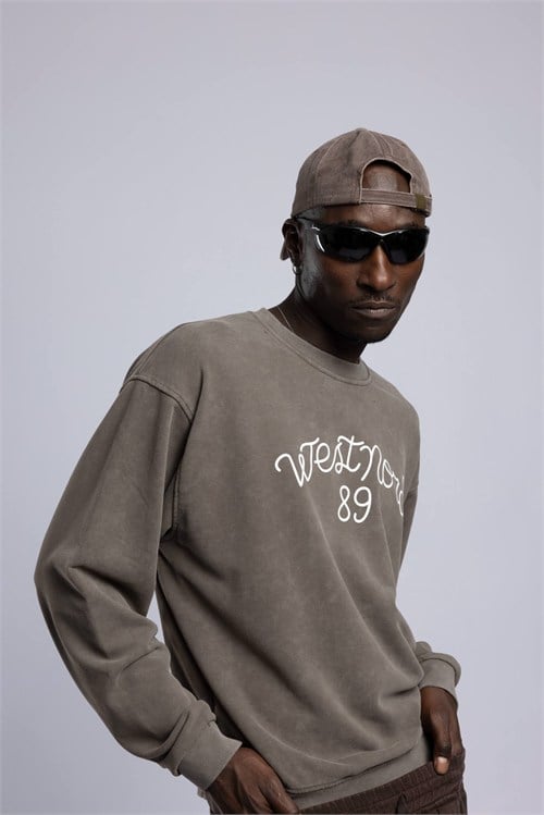 Wholesale Mens Mink Printed Sweatshirt 