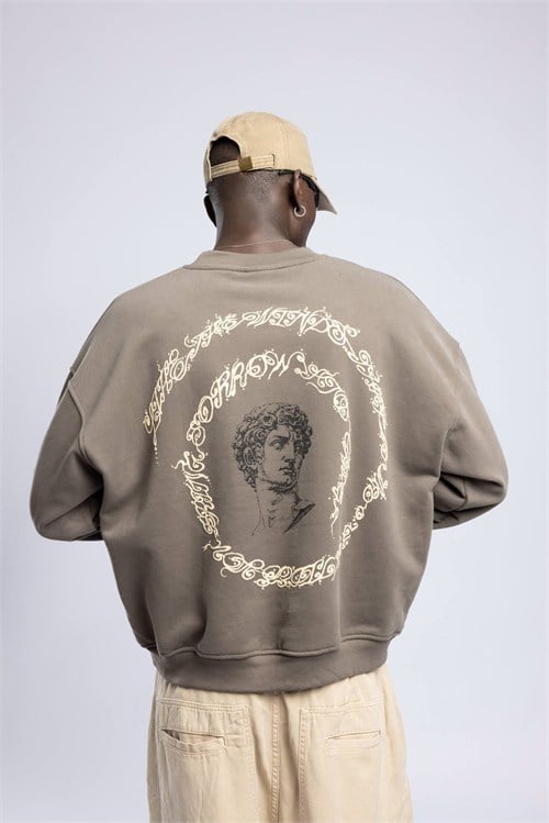 Wholesale Mens Mink Printed Sweatshirt 