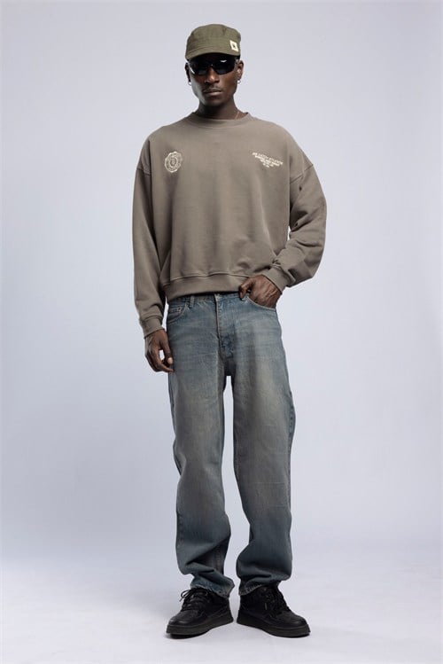 Wholesale Mens Mink Printed Sweatshirt 