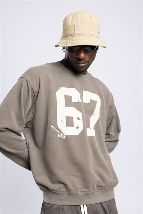 Wholesale Mens Mink Printed Sweatshirt 