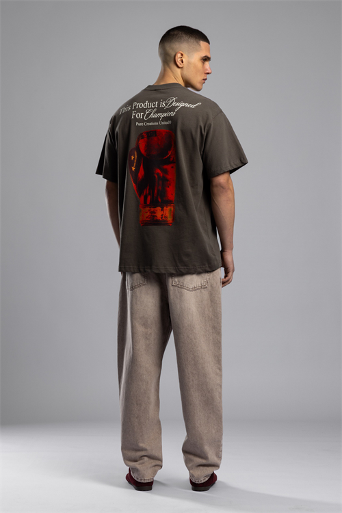 Wholesale Mens Mink Printed T-shirt