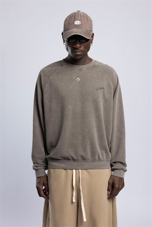 Wholesale Men's Mink Sweatshirt  1503FW27-MRT-4638