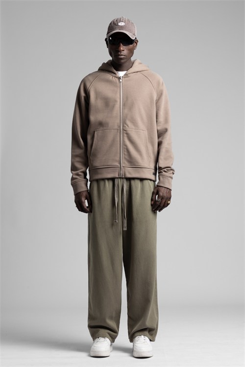 Wholesale Mens Mink Zip Sweatshirt 