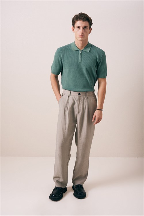 Wholesale Mens Mint Knit T-Shirt
