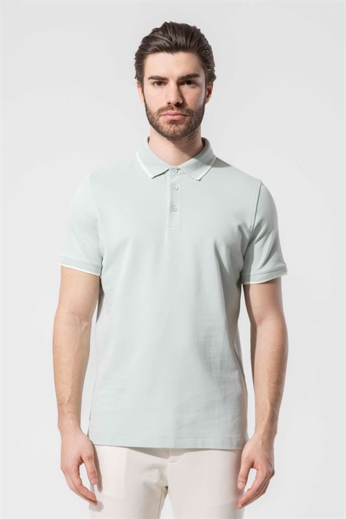 Wholesale Mens Mint Polo T-Shirt
