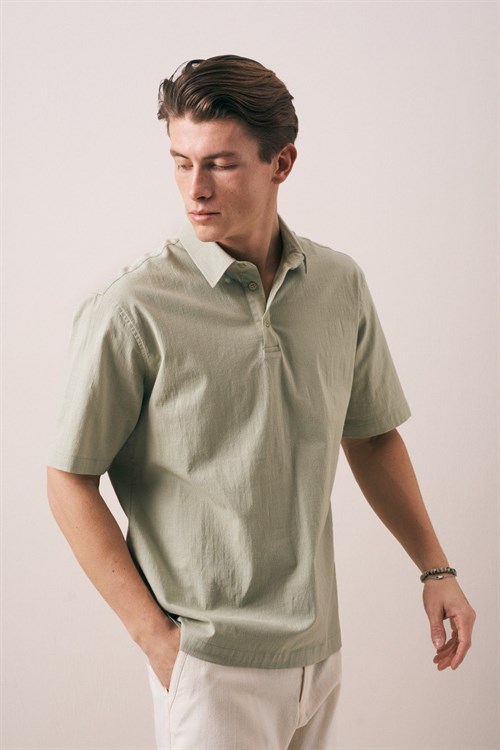 Wholesale Mens Mint Polo T-Shirt