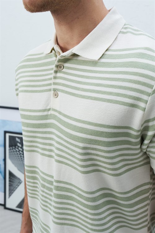 Wholesale Mens Mint Polo T-Shirt