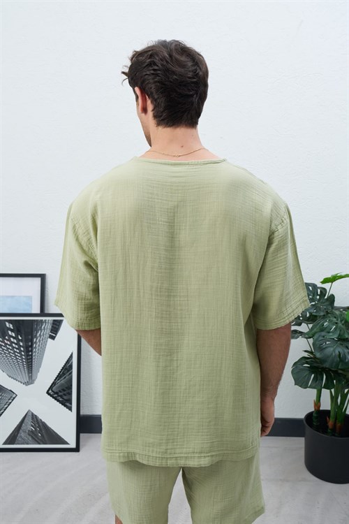 Wholesale Mens Mint T-Shirt