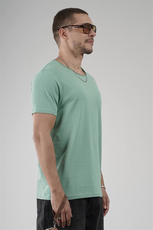 Wholesale Mens Mint T-Shirt