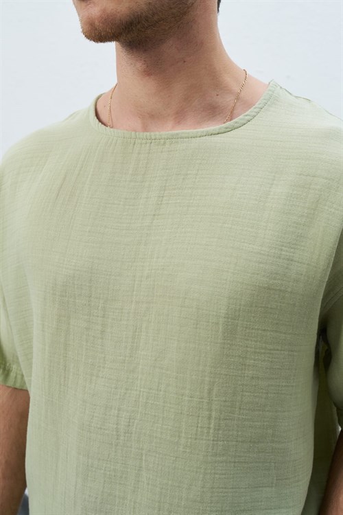 Wholesale Mens Mint T-Shirt