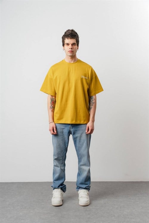 Wholesale Mens Mustard T-Shirt