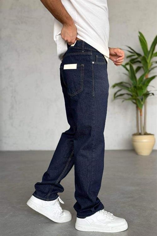 Wholesale Mens Navy Baggy Jeans