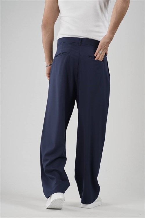 Wholesale Mens Navy Baggy Pants