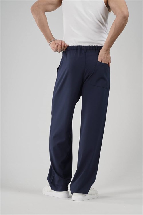 Wholesale Mens Navy Baggy Pants