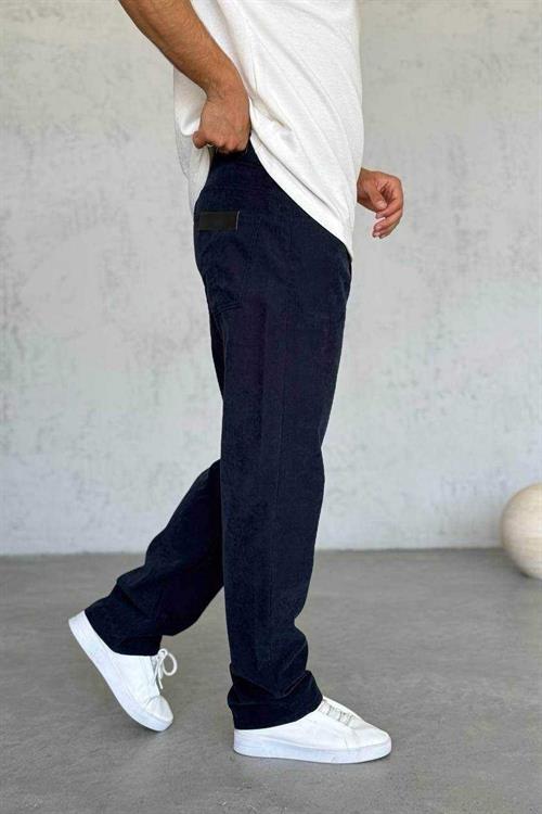 Wholesale Mens Navy Baggy Pants