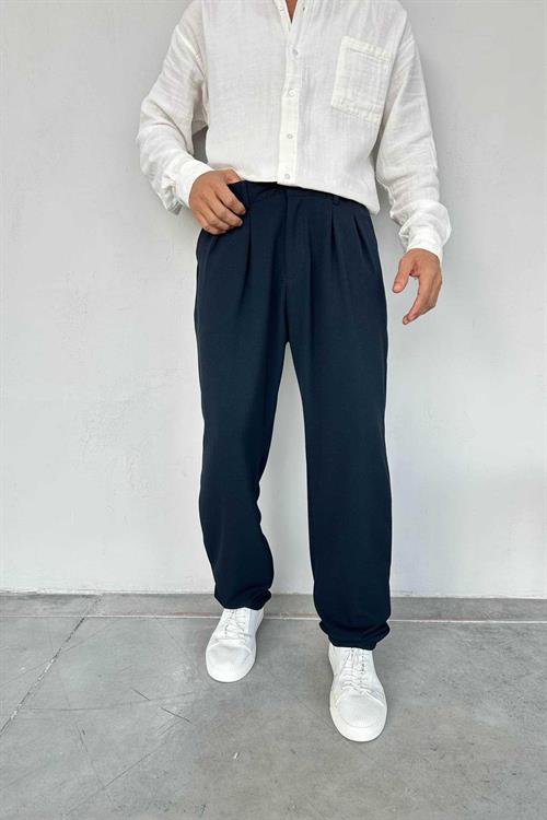 Wholesale Mens Navy Baggy Pants