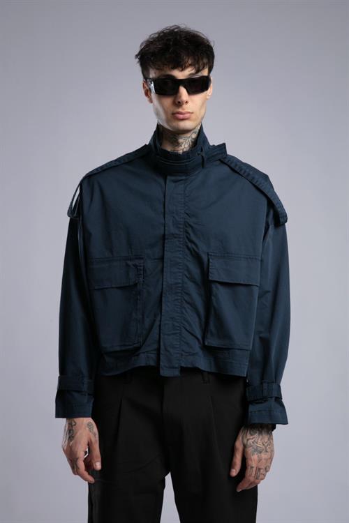 Wholesale Mens Navy Detailed Jacket