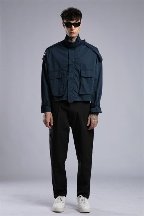 Wholesale Mens Navy Detailed Jacket