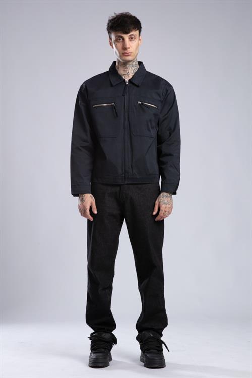 Wholesale Mens Navy Detailed Jacket
