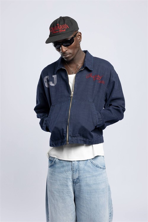 Wholesale Mens Navy Jean Jackets