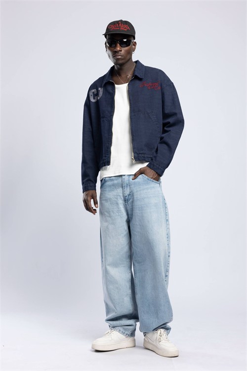Wholesale Mens Navy Jean Jackets