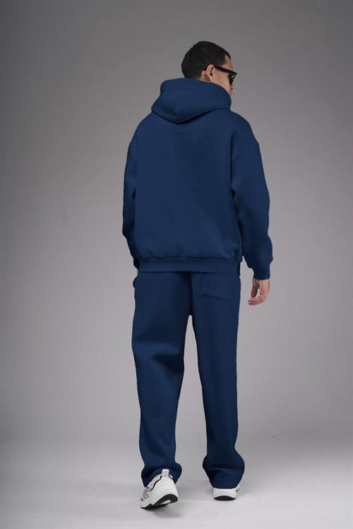 Wholesale Mens Navy Oversize Tracksuit