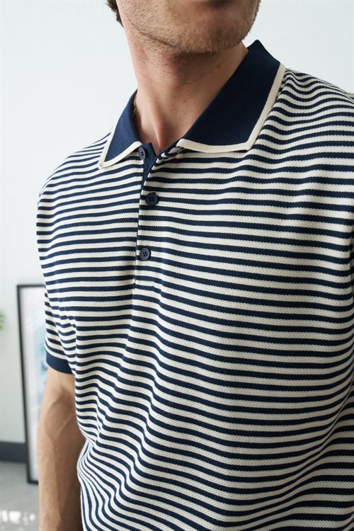 Wholesale Mens Navy Polo T-Shirt